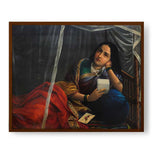 Disappointing News - Framed Canvas