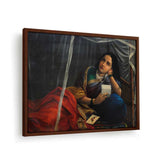 Disappointing News - Framed Canvas