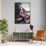 Radha By The Moonlight - FLOATING FRAME