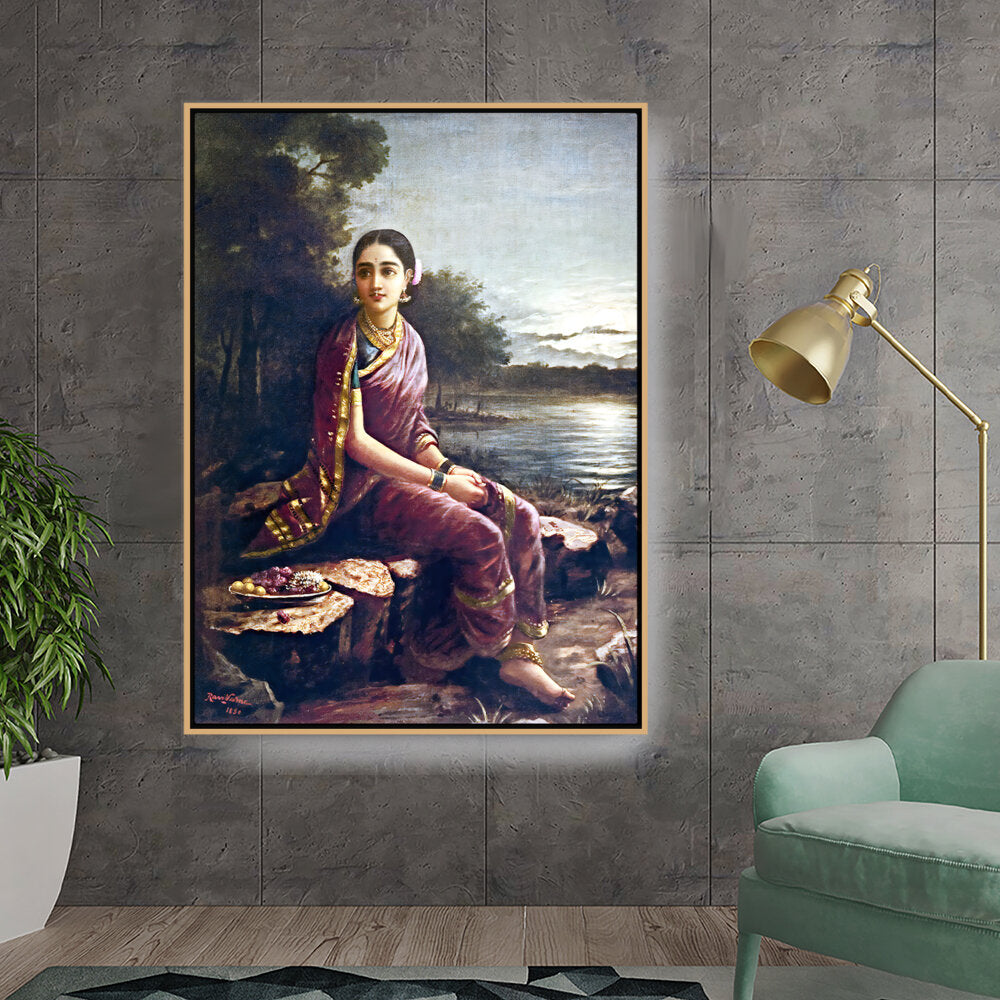 Amazon - Seller - Radha By The Moonlight - FLOATING FRAME