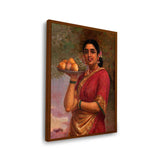 The Maharashtrian Lady - Framed Canvas