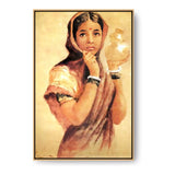 The Milkmaid - FLOATING FRAME