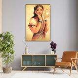 The Milkmaid - FLOATING FRAME