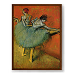 Dancers At The Bar - Framed Canvas