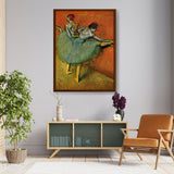 Dancers At The Bar - Framed Canvas