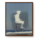 Raw Man Portrait - Framed Canvas