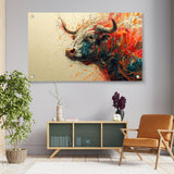 Bull AI Art - Acrylic Wall Photo