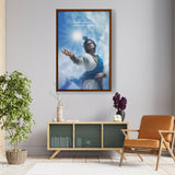 Krishna AI Art - Framed Canvas