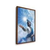 Krishna AI Art - Framed Canvas