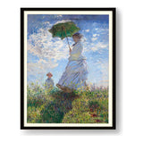 Woman With A Parasol - WALL MOUNT FRAME