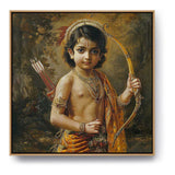 Child With A Bow And Arrow - FLOATING FRAME