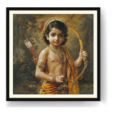 Child With A Bow And Arrow - WALL MOUNT FRAME