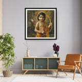 Child With A Bow And Arrow - WALL MOUNT FRAME