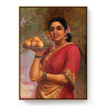 The Maharashtrian Lady - FLOATING FRAME