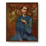 Picasso's Boy With A Pipe - Framed Canvas