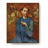 Picasso's Boy With A Pipe - FLOATING FRAME