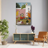 Picasoul - Artist - Krishna Reaching For The Moon - Wall Canvas