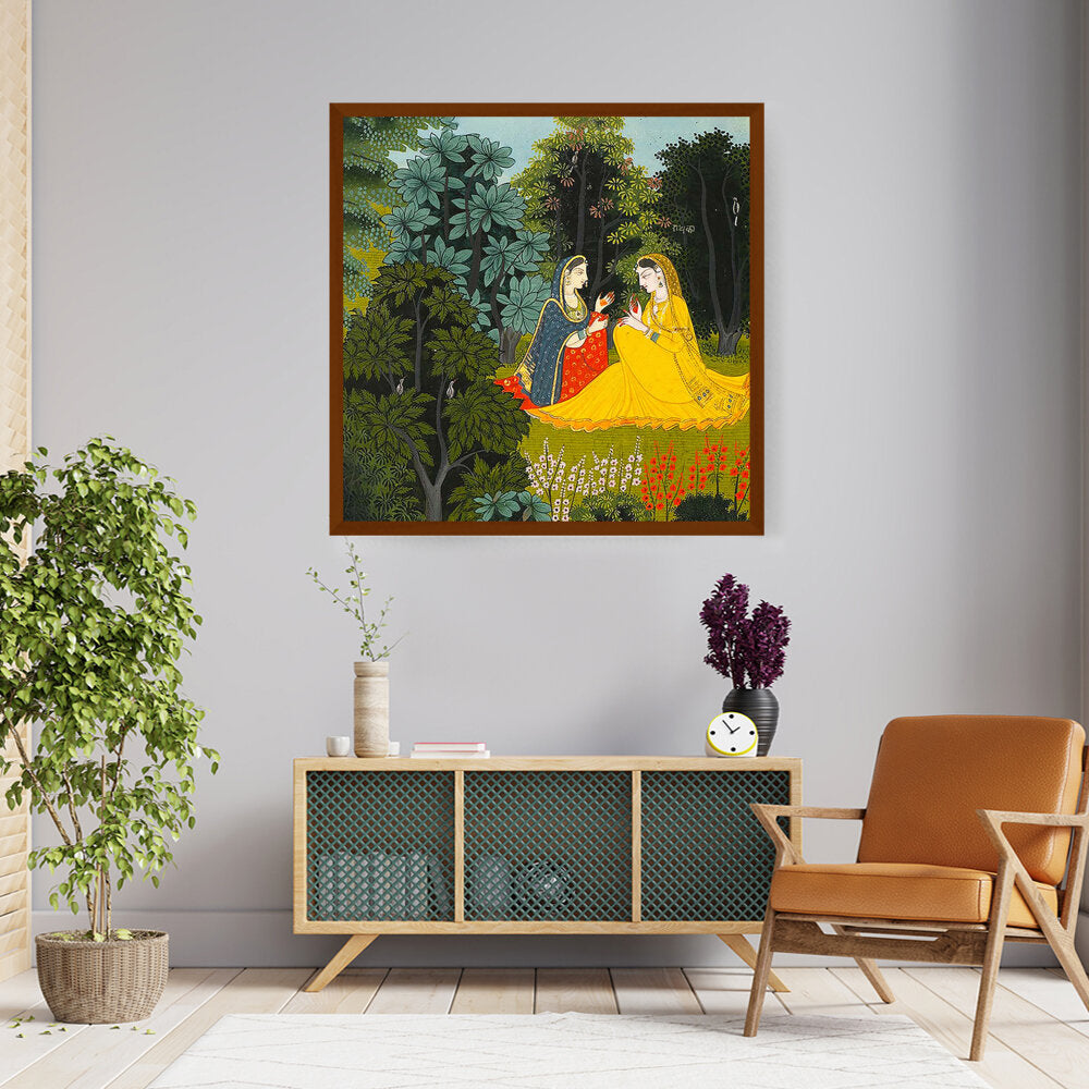 Picasoul - Artist - Gita Govinda - Framed Canvas