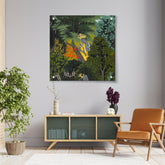 Picasoul - Artist - Krishna In The Forest - Acrylic Wall Photo