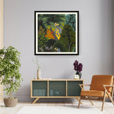 Picasoul - Artist - Krishna In The Forest - WALL MOUNT FRAME