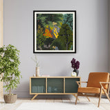 Krishna In The Forest - WALL MOUNT FRAME