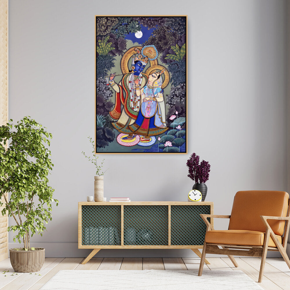 Picasoul - Artist - Radha Madhav - FLOATING FRAME