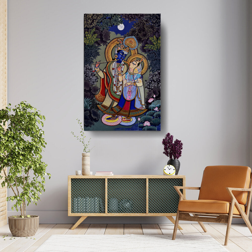 Picasoul - Artist - Radha Madhav - Wall Canvas