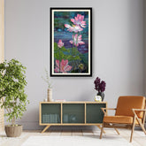 Picasoul - Artist - Watercolor Lotus - WALL MOUNT FRAME