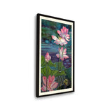 Watercolor Lotus - WALL MOUNT FRAME