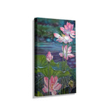 Watercolor Lotus - Wall Canvas