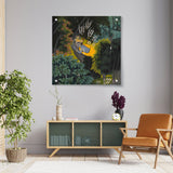 Picasoul - Artist - Krishna's Longing For Radha - Acrylic Wall Photo