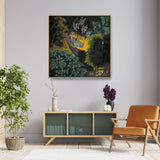 Picasoul - Artist - Krishna's Longing For Radha - FLOATING FRAME