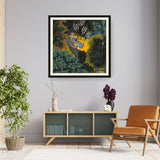 Picasoul - Artist - Krishna's Longing For Radha - WALL MOUNT FRAME