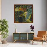 Picasoul - Artist - Lord Krishna -Gita Govinda - Framed Canvas