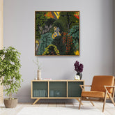 Picasoul - Artist - KrishnaArt - FLOATING FRAME