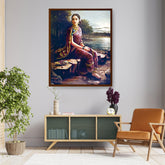 Picasoul - Artist - RADHA Painting - Framed Canvas