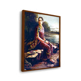 RADHA Painting - Framed Canvas
