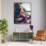 RADHA Painting - FLOATING FRAME