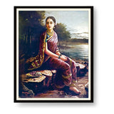 RADHA Painting - WALL MOUNT FRAME