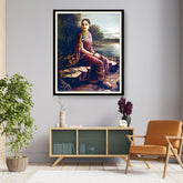 Picasoul - Artist - RADHA Painting - WALL MOUNT FRAME