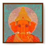 Ganesha - Framed Canvas