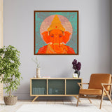 Ganesha - Framed Canvas