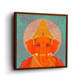 Ganesha - Framed Canvas