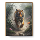 Running Tiger - FLOATING FRAME