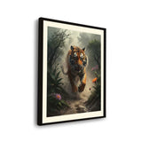 Running Tiger - WALL MOUNT FRAME