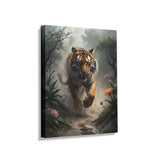 Running Tiger - Wall Canvas