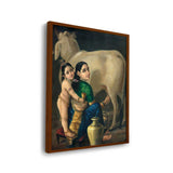 Yashoda Krishna Art - Framed Canvas