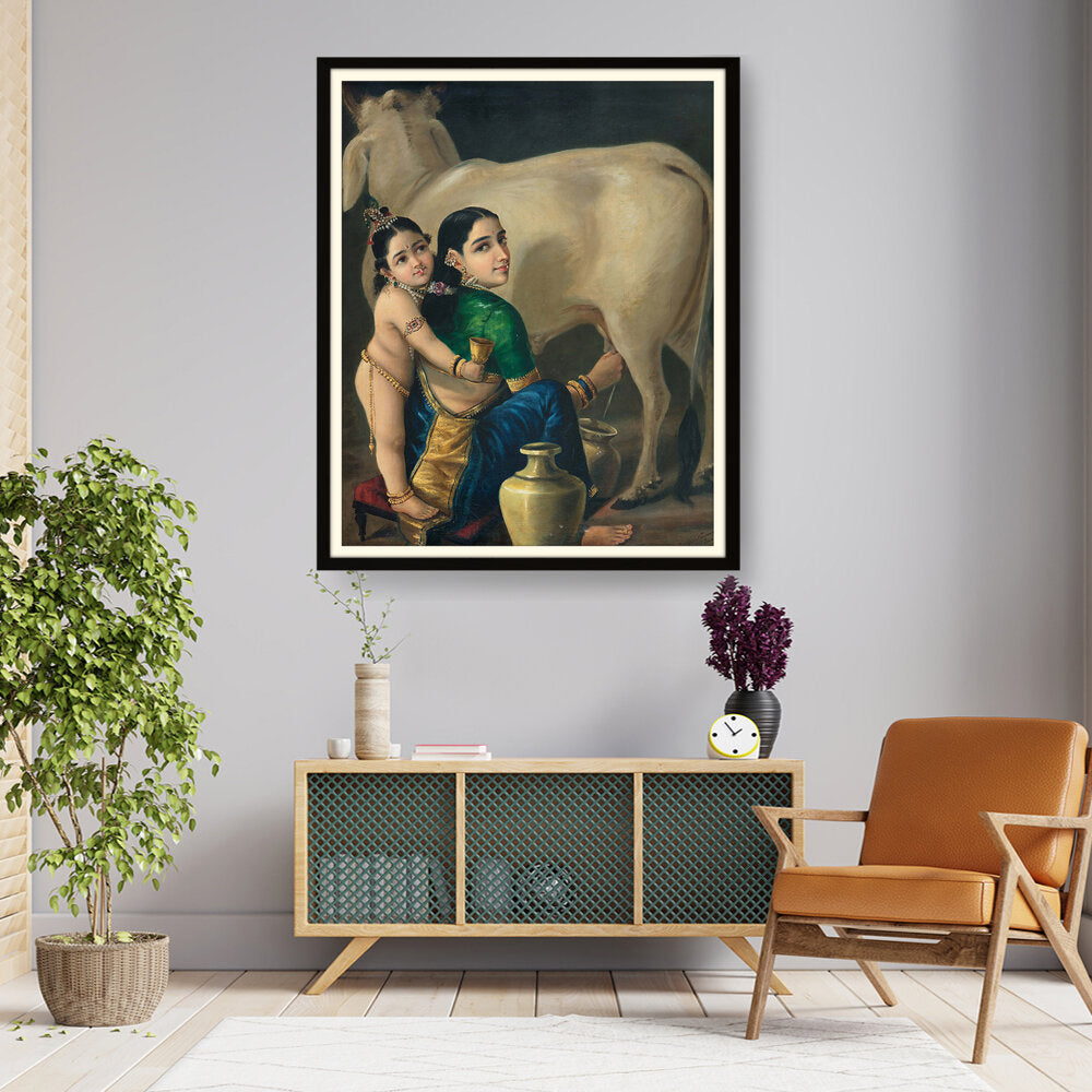 Picasoul - Artist - Yashoda Krishna Art - WALL MOUNT FRAME