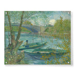 Fishing In Spring - Acrylic Wall Photo