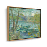 Fishing In Spring - FLOATING FRAME